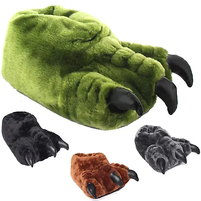 Buy Funny Claw Slippers Novelty Monster Feet Sizes 3 To 14 UK  XMAS GIFT MENS LADIES • 14.99£