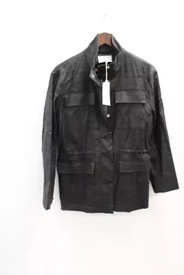 Buy Women's JIGSAW Black Linen Blend Twill Field Jacket Size 8 NEW - E21 • 7.49£