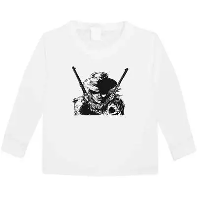 Buy 'Cowboy With Guns' Children's / Kid's Long Sleeve Cotton T-Shirts (KL008653) • 9.99£