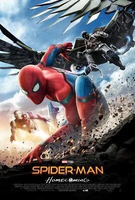 Buy Marvel Spiderman Homecoming Movie Poster Iron On Tee T-shirt Transfer A5 • 2.39£