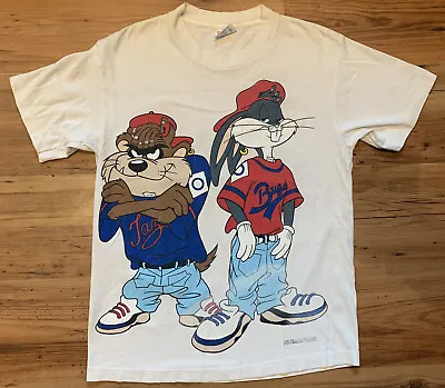 Buy Vintage Looney Tunes T Shirt Kris Kross 1992  Size M • 74.99£
