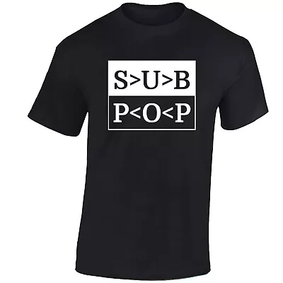 Buy Sub Pop Grunge Metal Rock Underground Novelty Custom Mens & Ladies T-Shirt Gifts • 8.99£