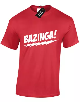 Buy Bazinga Kids Childrens T Shirt Top Big Bang Sheldon Theory Cooper Penny Kitty • 7.99£