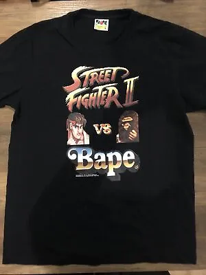 Buy Bape X Street Fighter 2 Large Tshirt • 69.99£