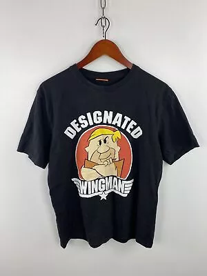 Buy Vintage The FlintStones T-Shirt Designated Wingman Logo Movie Size M • 22.39£