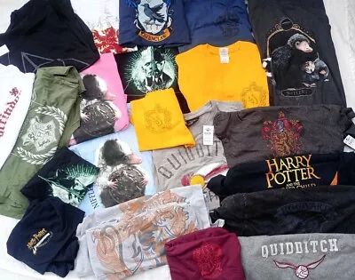 Buy 27 X Official Licensed Harry Potter T Shirts Sweatshirts.Mixed Designs And Sizes • 39£