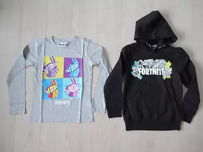 Buy Boy Clothes Bundle Joblot 9-10 Years BN Fortnite Hoodie And T Shirt • 4.99£