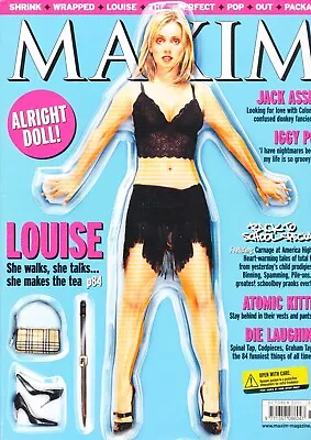 Buy Maxim UK October 2001 Louise Redknapp Iggy Pop Atomic Kitten Anna Faris Tess Dal • 9.99£
