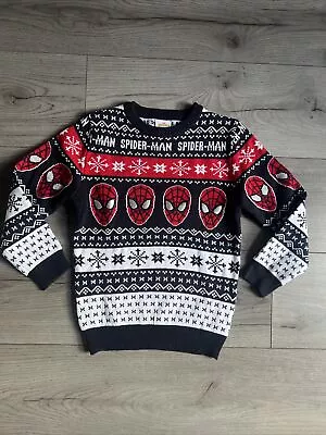 Buy Spider-Man Christmas Jumper Age 6-7 Years • 4£