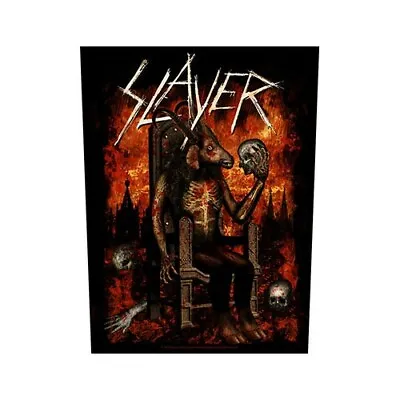 Buy SLAYER BACK PATCH: DEVIL ON THRONE : Reign In Blood Official Licenced Merch Gift • 8.95£