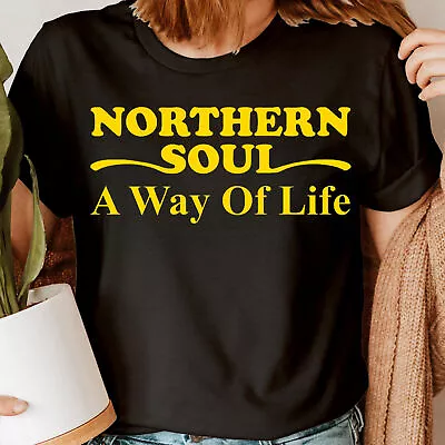 Buy Northern Soul A Way Of Life Music Night Party Gift Retro Womens T-Shirts Top#GVE • 9.99£
