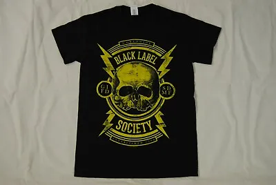 Buy Black Label Society Distressed Yellow Skull T Shirt New Official Zakk Wylde Bls • 9.99£
