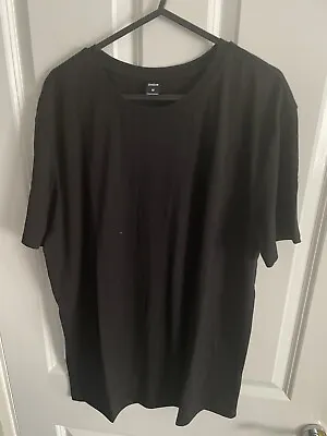 Buy Shein Mens Medium Black T Shirt With Crane Design On Back • 3£
