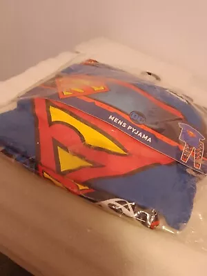 Buy Mens Marvel Superman Pyjamas Medium Brand New In Pack • 7£