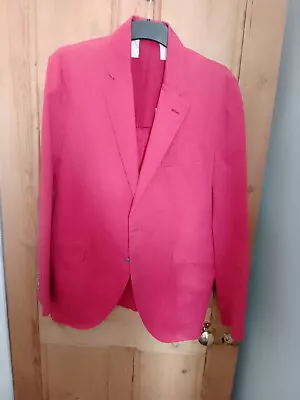 Buy Hackett Cerise Pink Summer Jacket 42 Regular, Union Jack Lining. • 19.99£