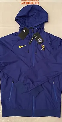 Buy Nike Authentic Chelsea Fc Mens Hoodie Football Jacket Coat Brand New With Tags S • 65£