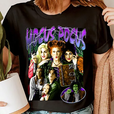 Buy Halloween T-Shirt Sanderson Sisters Hocus Pocus Spooky Womens T Shirts Top #UJG • 6.99£