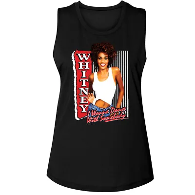 Buy Whitney Houston I Wanna Dance With Somebody Women's Muscle Tank Top Pop Music • 25.99£