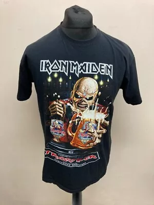 Buy Men's IRON MAIDEN Black Band Trooper T-shirt UK L - CG R27 • 9.59£