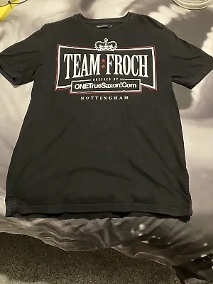 Buy Carl Froch One True Saxon Super Six Tshirt Rare Medium Boxing 🥊 • 10£