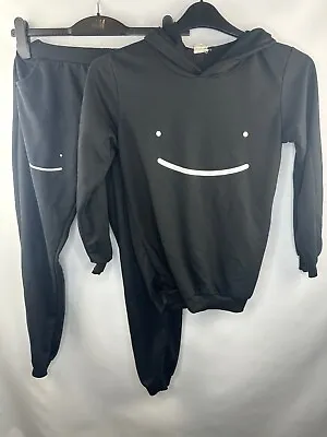 Buy Boys Dream Youtuber Merch Smiley Face Tracksuit Hoodie And Trousers  Size 160cm • 11.99£