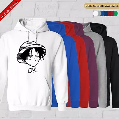 Buy OP Luffy Hoodie Anime Sweater Monkey D Anime Gifts Unisex Hoody Anime Lover • 18.90£