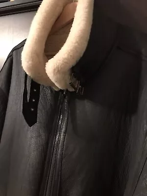 Buy Men Sheepskin Leather Jacket  3XL • 100£