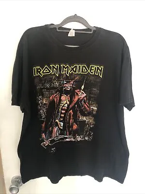 Buy Iron Maiden Tshirt 2017 Somewhere In Time Men's Tee Size 2 Extra Large Black • 19.99£