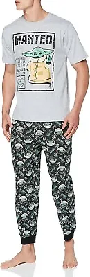 Buy Mens Star Wars The Mandalorian Pyjamas Pjs PJ Size XXL  Nightwear Pajama YODA • 13.99£