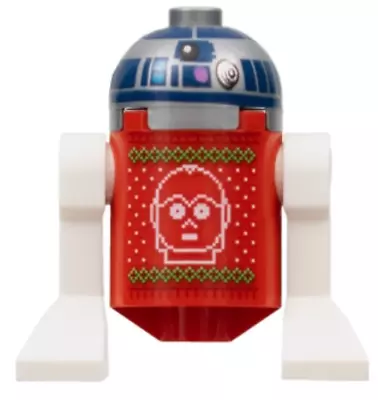 Buy LEGO® R2-D2 Sw1241 Star Wars Sweater Christmas Christmas 75340 Minifigure • 5.18£