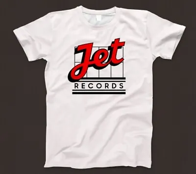 Buy Jet Records T Shirt 698 Music Label 1970s Pop Rock Wizzard ELO  Magnum Ozzy New • 12.95£