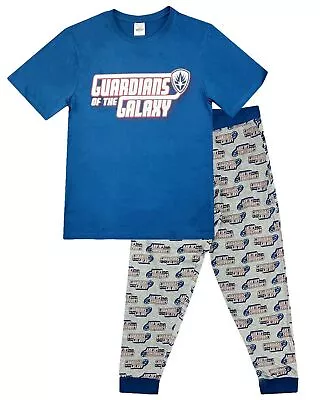 Buy Mens Comfortable Cosy Novelty Marvel Guardians Of The Galaxy Pyjamas, Mens Large • 12.95£