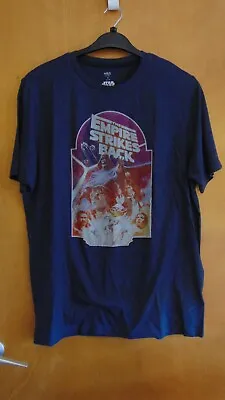 Buy M&S T-Shirt Star Wars The Empire Strikes Back Design S Ch35-37  Navy Marl BNWT • 15.99£
