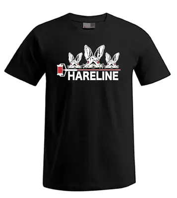Buy T-Shirt & Print HARELINE Xs - 8xl Shirt BLACK Hareline Logo Print HARELINE USA • 29.70£