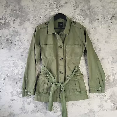 Buy Womens Next Utility  Jacket UK 14 Chore Green Overshirt Pocket Shacket Coat • 24.95£