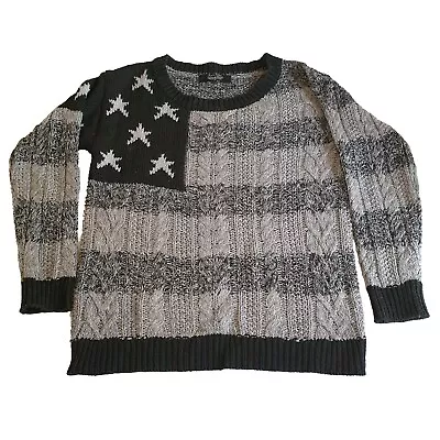 Buy Rock Rebel EMP Clothing Wool Knit Woolly Jumper - Size Large • 12.99£