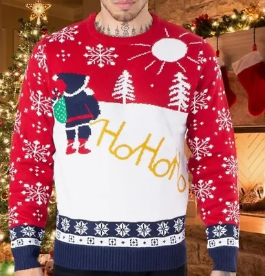 Buy Mens Christmas Jumper Funny Novelty Xmas  Sweater Size XXL - FREE POST 2XL - NEW • 18.95£