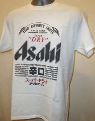 Buy Asahi Super Dry T Shirt Japanese Beer Kirin Lager Suntory Sapporo Tokyo Asia 277 • 13.45£