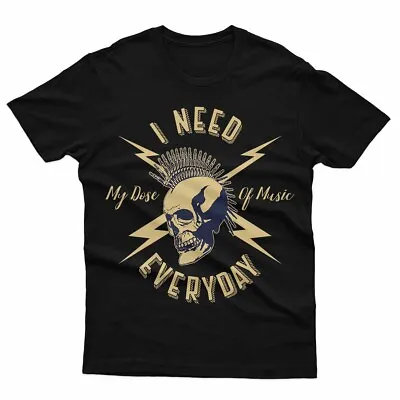 Buy Gothic Skull T Shirts Biker Devil Heavy Metal Rock Music Top Demon #A9#OR#P1 • 9.99£