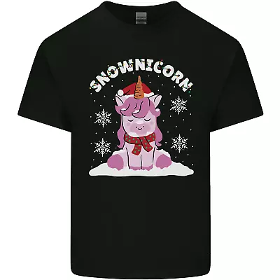 Buy Christmas Snowicorn Funny Xmas Unicorn Mens Cotton T-Shirt Tee Top • 11.75£