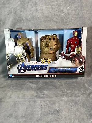 Buy Marvel Avengers Endgame Titan Hero Thanos Fist Glove And Ironman Pack • 25£