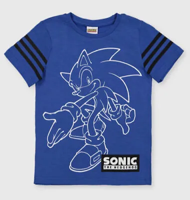 Buy New Unisex Sonic The Hedgehog T-shirt.3-4 Or 4-5yrs • 4.21£