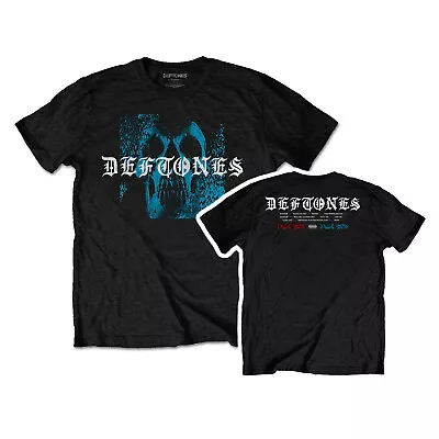 Buy Deftones T-Shirt Static Skull Band Official New Black • 15.95£