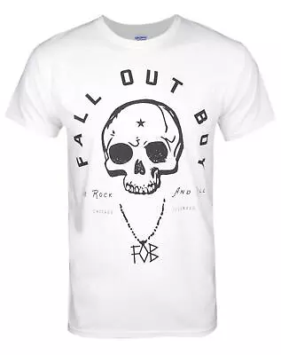 Buy Fall Out Boy White Short Sleeved T-Shirt (Mens) • 16.99£