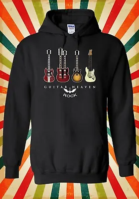 Buy Guitar Heaven Rock Funny Cool Fun Men Women Unisex Top Hoodie Sweatshirt 1940 • 17.95£