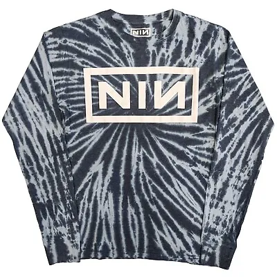 Buy Nine Inch Nails Logo Wash Collection Sweatshirt Blue Unisex New & Official 2XL • 22.99£