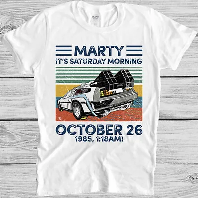 Buy Marty Mcfly Doc Emmett Brown Back To The Future Cult Movie Gift T Shirt 4033 • 6.35£