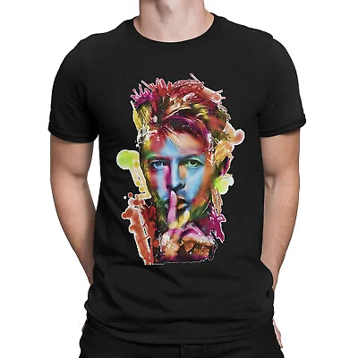 Buy David Bowie Colourful T-shirt | Fashion Collage Tee For Men | 100 % Cotton • 12.99£