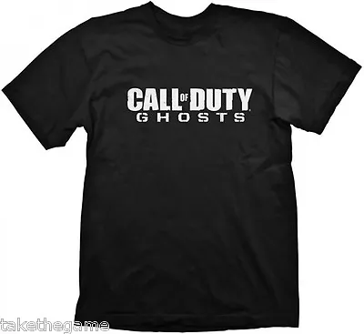 Buy Official Licensed CALL OF DUTY GHOSTS LOGO T-SHIRT - BLACK - BNIP • 9.99£