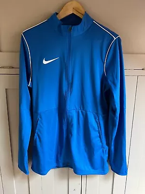 Buy Nike Park 20 Dri Fit Men's Full Zip Track Jacket In Blue - Medium Size • 9.50£
